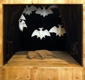 Marcel Dzama, "Welcome to the land of the bat", 2008