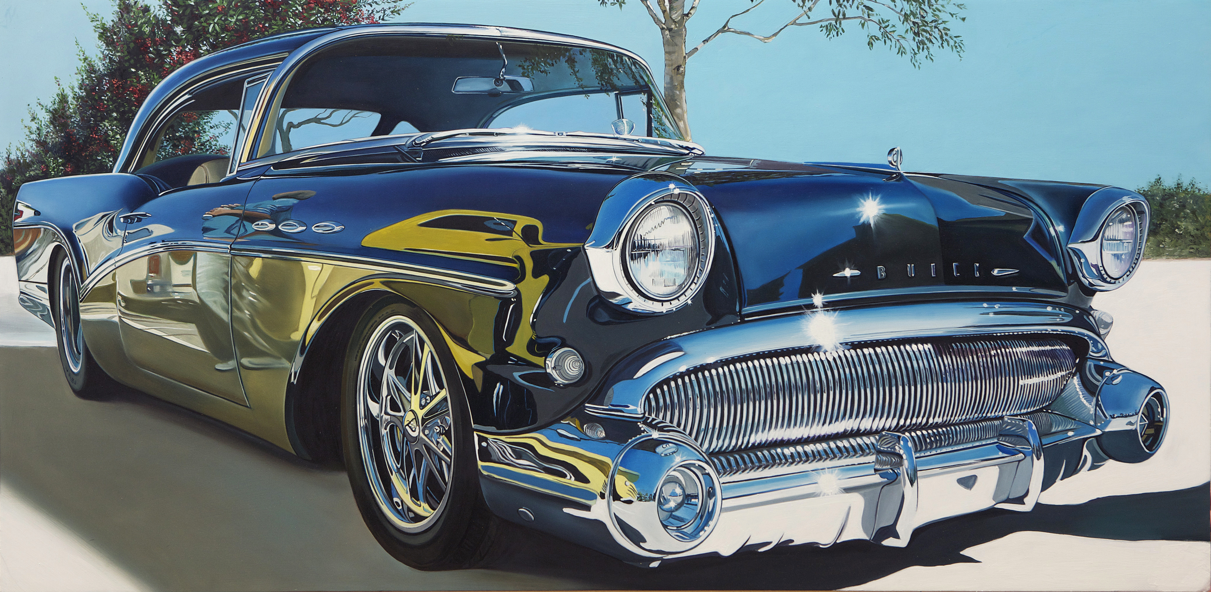 Classic Car Paintings For Sale ~ Car Paintings | Bodemawasuma